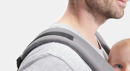 Kinderkraft Nino Nosidełko Sandshell || Szary