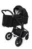 Muuvo Quick SE 2 Wózek Głęboko-Spacerowy Paradise Gold + Cybex Aton B2 i-Size Fotelik Samochodowy 0-13kg + Baza One Volcano Black