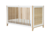 Theo Bebe Oceania Łóżeczko Ratanowe 60x120cm Neige