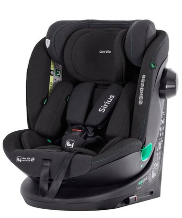 [OUTLET] Carrello Sirius CRL-8808 Fotelik Samochodowy 0-36kg Absolute Black