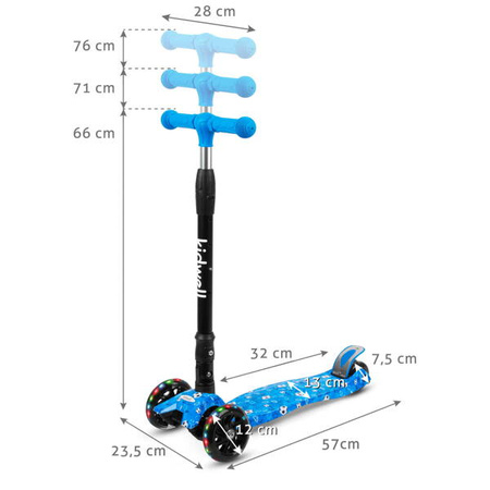 Kidwell Vento Hulajnoga Balansowa Trójkołowa Football