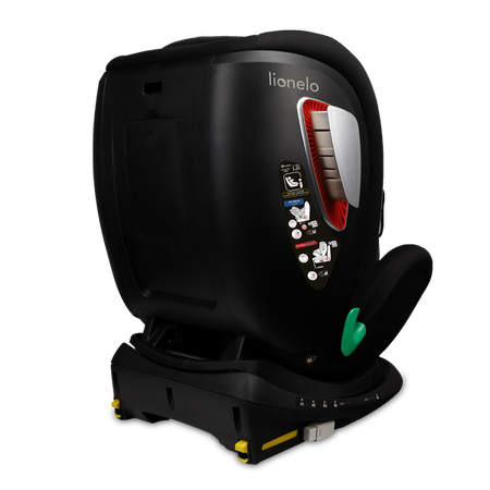 Lionelo Antoon Plus Fotelik Samochodowy ADAC 0-18kg Black Onyx