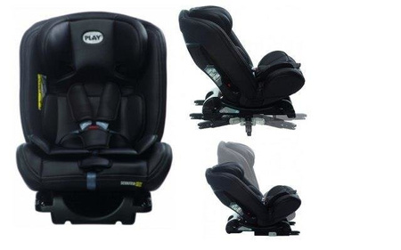 [ OUTLET] Play Scouter Fix Onyx Obrotowy Fotelik Samochodowy 0-36kg RWF