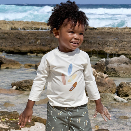 Lassig Koszulka z filtrem UV60 z długim rękawem Splash & Fun Deski surfingowe salt, rozm. 92