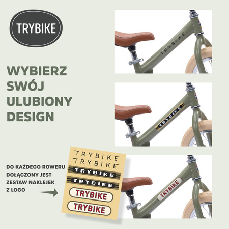 Trybike Pierwszy Rowerek Dziecięcy Biegowy Szary