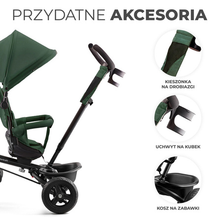 Kinderkraft Aveo Rowerek Trójkołowy Mystic Green 