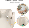 Caretero Breezy Fix - fotelik samochodowy 100-150 cm 2w1 z funkcją boostera | Beige