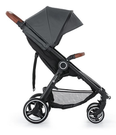 Petite&Mars Stelaż Street+ Oak + Budka i Nakładki Do Wózka Carbon Grey 