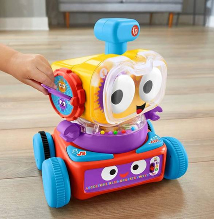 Fisher-Price "Poziomy nauki" Uczący Przyjaciel Robot 4w1 HCK41
