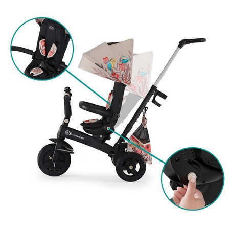 Kinderkraft EasyTwist Rowerek Trójkołowy Bird Freedom 