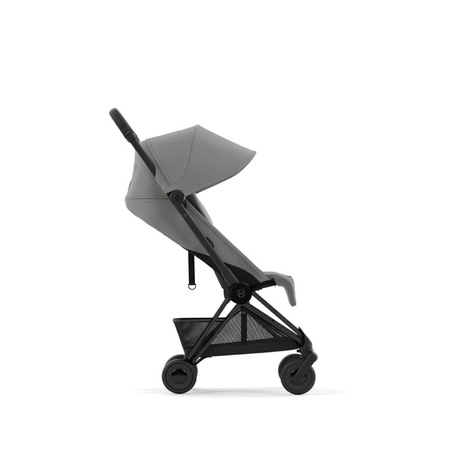 Cybex Coya Wózek Spacerowy Rama Matt Black Mirage Grey + Cybex Coya Moskitiera Black