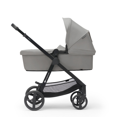 Kinderkraft Newly Mink Pro 3w1 Wózek Głęboko-Spacerowy + Fotelik Samochodowy 0-13kg Moonlight Grey