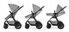 KinderKraft Moov Wózek Wielofunkcyjny 3w1  Grey Melange