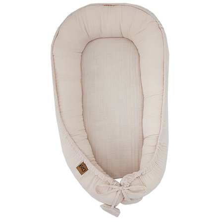 Eko Muślinowy Kokon dla Dziecka Beż