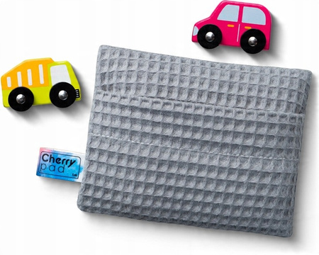 Cherrypad Wafel Termofor z Pestkami Wiśni Szary