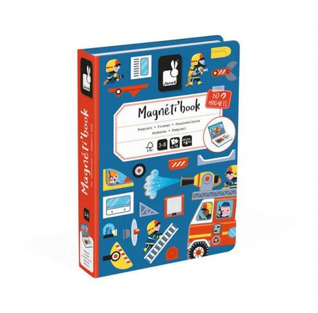 Janod Magnetyczna Układanka Straż Pożarna Magnetibook