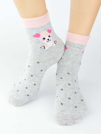 Noviti Skarpety Bawełniane z ABS Dziewczęce Rozmiar 31-34 Mix