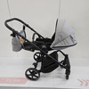 [OUTLET] Adamex Zico New Wózek Głęboko-Spacerowy 2w1 Szary Żakard TK-83