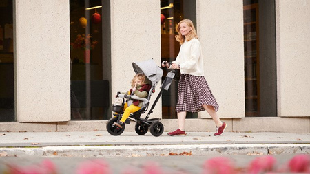 KinderKraft Aveo Rowerek Trójkołowy Pink