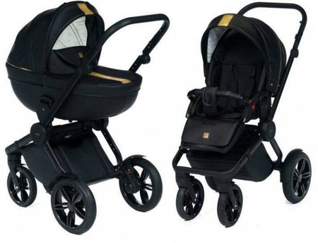 Dada Prams Luxor Wózek Głęboko-Spacerowy 2w1 Black