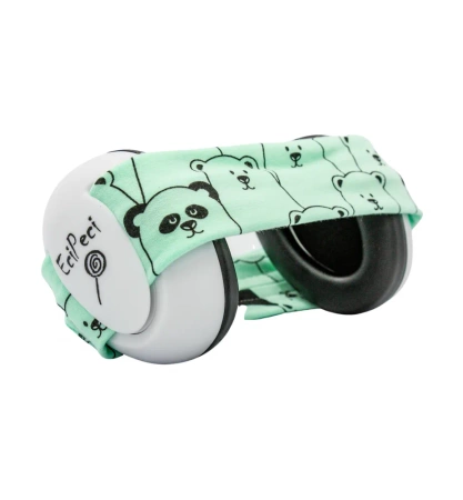 EciPeci Słuchawki Wygłuszające Panda Mięta