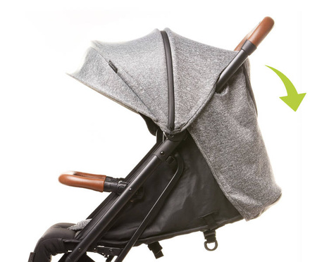 4BABY Twizzy Wózek Spacerowy XXII Dark Grey