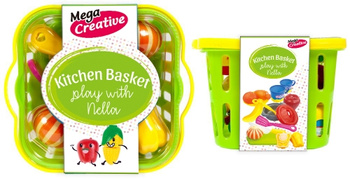 Nella. Owoce i warzywa do krojenia w koszyku Mega Creative