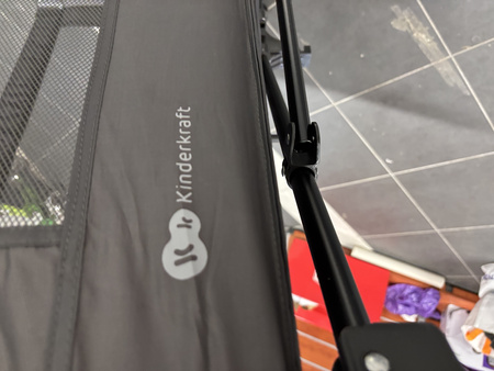 [OUTLET] KinderKraft Joy Łóżeczko Turystyczne Light Grey