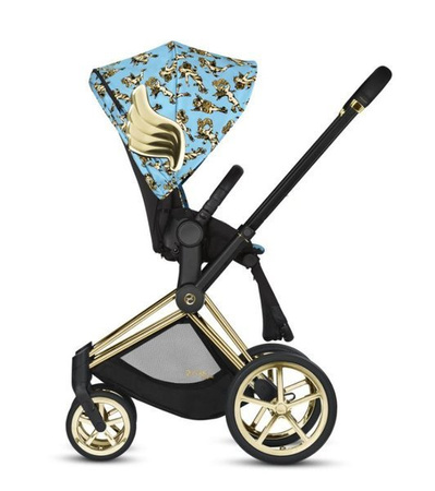 Cybex E-Priam Wózek Spacerowy - Edycja Jeremy Scott Cherub Blue by Jeremy Scott
