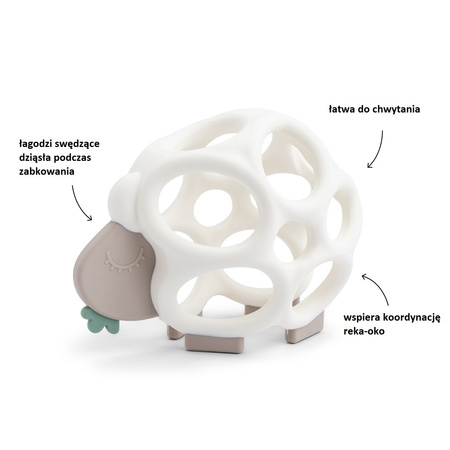 Done by Deer Gryzak Zabawka Do Chwytania Owieczka Sheepy Sand