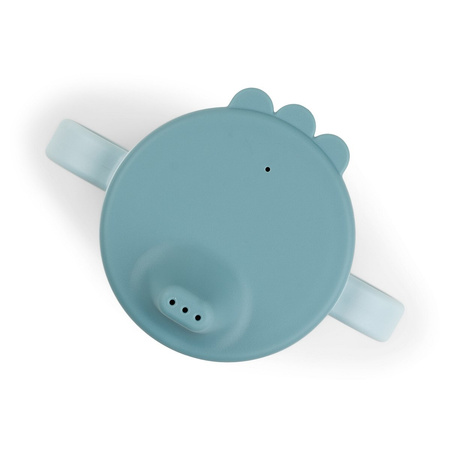 Done by Deer Foodie Happy Dots Kubek z Ustnikiem Blue 215ml