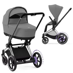Cybex e-Priam 4.0 Wózek Głęboko-Spacerowy Mirage Grey