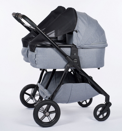 Mast M.Twin x Wózek Bliźniaczy Mast Swiss Design Koła Light Glacier Lake Stała Rączka