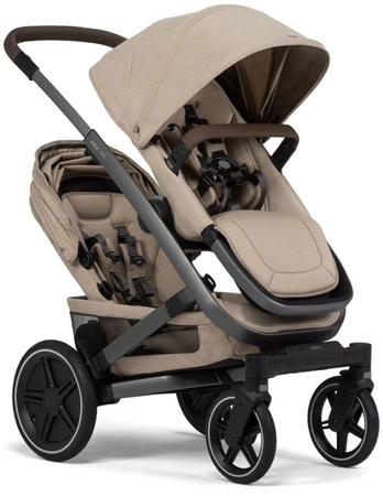 Joolz Geo 3 Twin Wielofunkcyjny Wózek Głęboko-Spacerowy dla Bliźniąt 2w1 Sandy Taupe