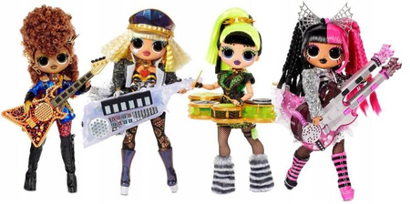 L.O.L. Surprise OMG Remix Rock Lalka + Akcesoria Bhad Gurl z Perkusją