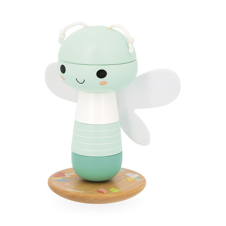 Janod Układanka piramida drewniana Ważka Pure 12 m+