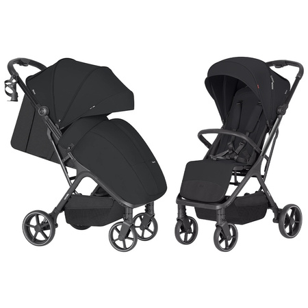 Carrello Nova+ CRL-5524 Wózek Spacerowy Vinyl Black