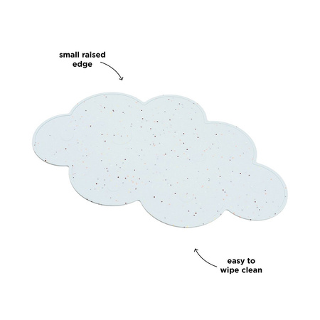 Done by Deer Silikonowa Podkładka Na Stół Confetti Blue