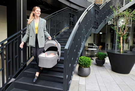 Kinderkraft Everyday Wózek Wielofunkcyjny 2w1 Denim