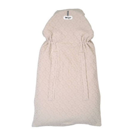 Lodger Polarowy Wielofunkcyjny Otulacz Do Fotelika Samochodowego Jasnobeżowy Fleece Birch