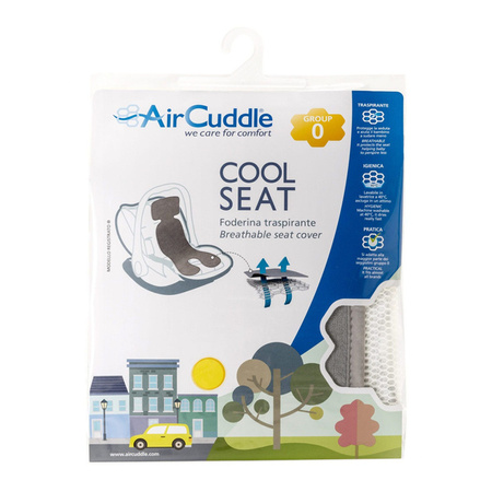 AirCuddle Cool Seat Oddychająca Wkładka Antypotowa Do Fotelików 0-13 kg Smoke