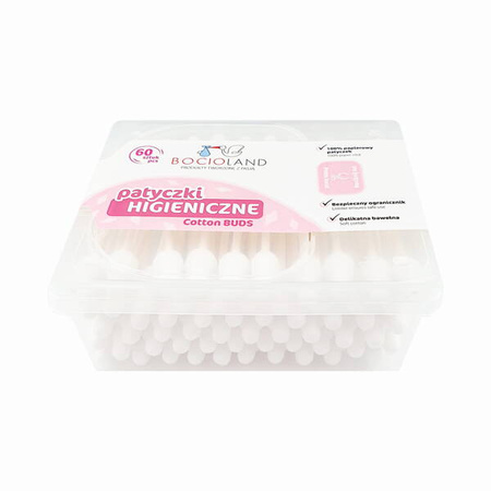Bocioland Patyczki do Uszu 60 szt