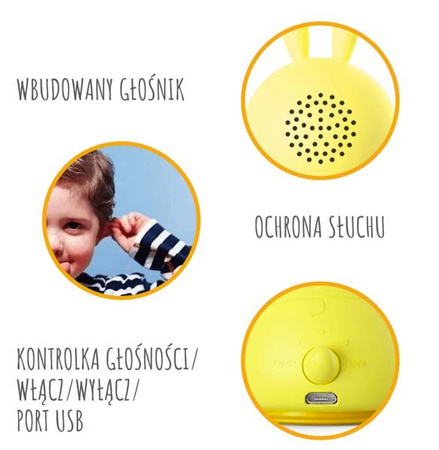 Alilo Króliczek Smarty Bunny  Żółty