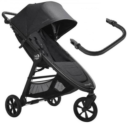Baby Jogger City Mini GT2 Wózek Spacerowy + Pałąk  Opulent Black