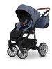 Euro-Cart Delta Wózek Głęboko-Spacerowy 2w1 Denim 03