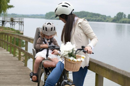 Bobike Fotelik Rowerowy Exclusive Maxi Plus 1P na Ramę   Urban Grey