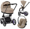 Cybex e-Priam 4.0 Wózek Głęboko-Spacerowy + Cybex Cloud G I - Size Fotelik Samochodowy