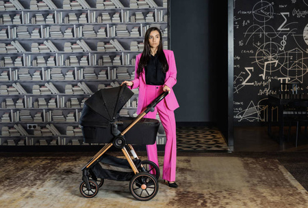 Zokky Ozz Wózek Głęboko-Spacerowy 2w1 Grey Stone