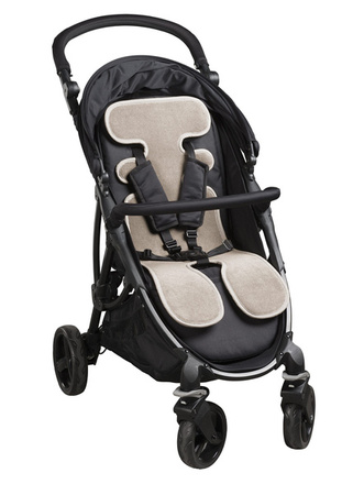AirCuddle Cool Seat All In One Uniwersalna Oddychająca Wkładka Antypotowa Do Fotelików 0-13 kg, 9-18 kg Oraz Wózków Spacerowych Earth