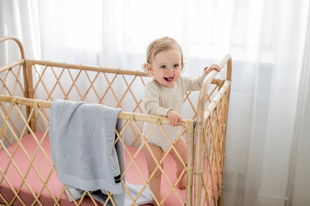 Puuki Prześcieradło 60x120cm - Herbaciana Róża